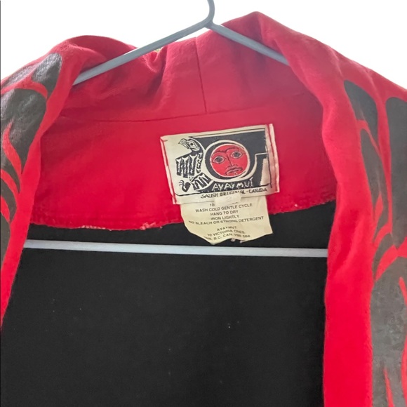 One of a kind Vintage,!Ay Ay Mut Original Salish Coat RARE!!… - Picture 8 of 11